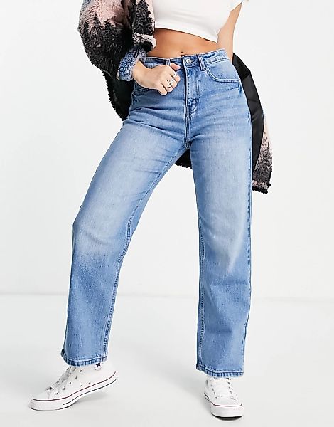 Urban Bliss – Jeans mit weitem Bein in Blau günstig online kaufen
