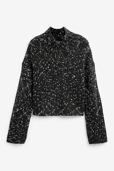 Next V-Ausschnitt-Pullover Gerippter Pullover mit V-Ausschnitt (1-tlg) günstig online kaufen