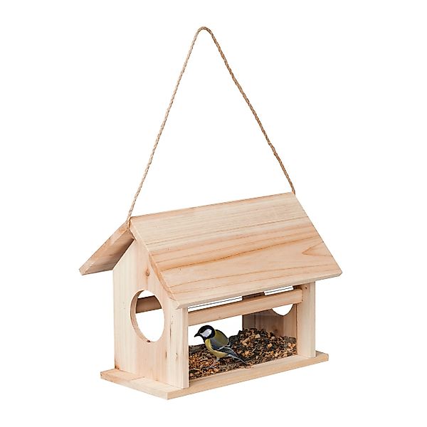 relaxdays Vogelhaus Vogelfutterhaus aus Holz günstig online kaufen