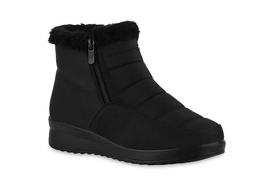 VAN HILL 841408 Winterstiefelette Damen Warm Gefüttert Winter Boots Bequem günstig online kaufen