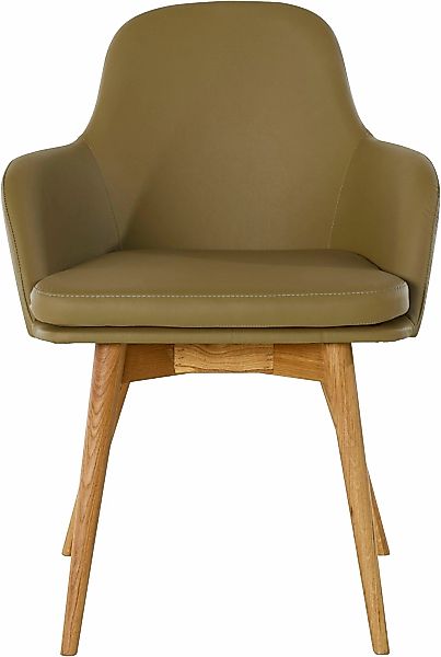 Home affaire Armlehnstuhl »Livry«, (Set), 2 St., NaturLEDER®, Polsterstuhl, günstig online kaufen