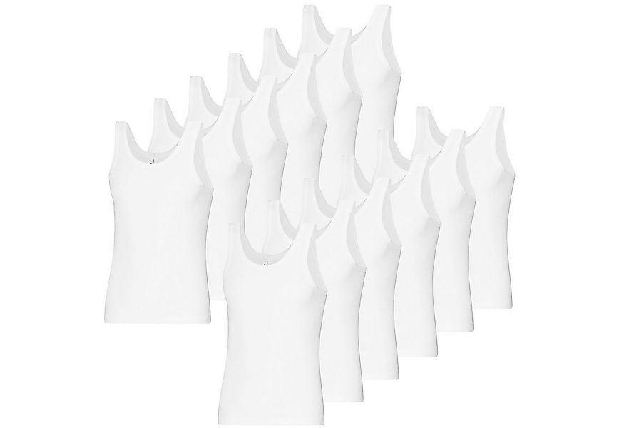 Schöller Unterhemd DOPPELRIPP (Mehrpack, 12-St) mit Rundhals-Ausschnitt, 6e günstig online kaufen