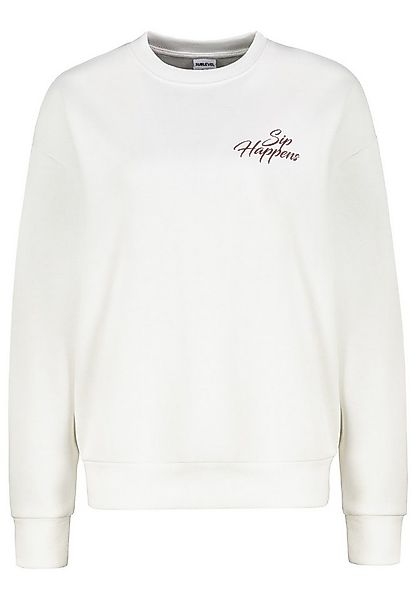 SUBLEVEL Longpullover mit Schriftzug Dolce Far Niente Summer Sweat günstig online kaufen