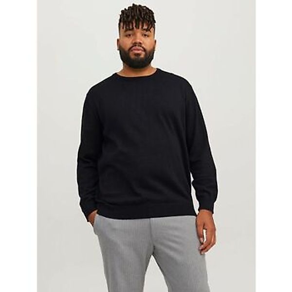 Jack & Jones  Pullover 12250588 BASIC KNIT CREW-BLACK günstig online kaufen