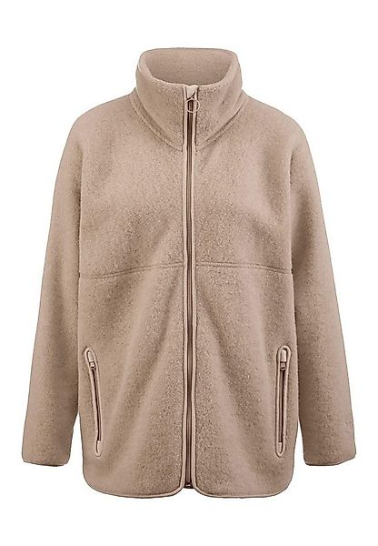 Hessnatur Fleecejacke Oversized aus reiner Bio-Merinowolle (1-St) günstig online kaufen