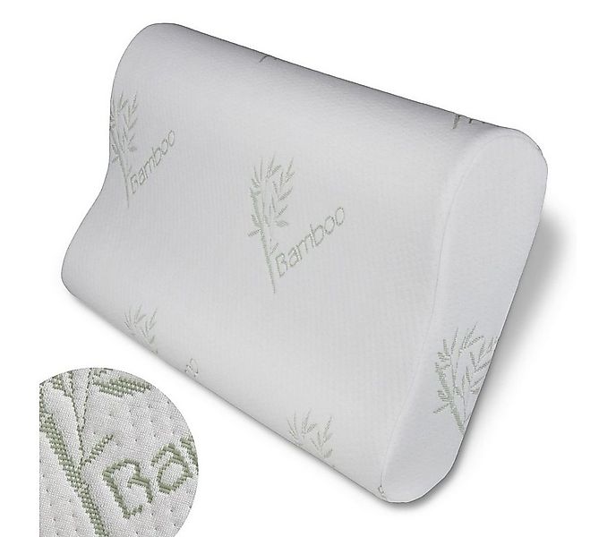 yourGEAR Visko-Kissen yourGEAR Bamboo Memory Foam Kissen - Kopfkissen 60x35 günstig online kaufen