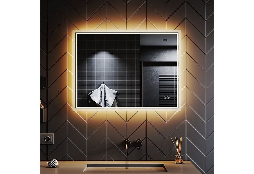 SONNI Badspiegel Beschlagfreie Beleuchtung Badspiegel mit LED-Beleuchtung L günstig online kaufen