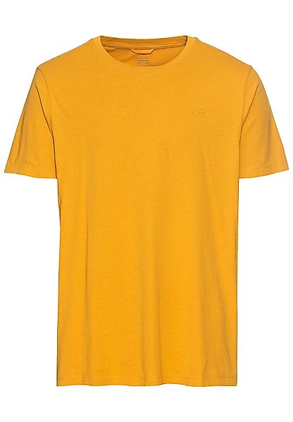 camel active T-Shirt mit Logostickerei auf günstig online kaufen
