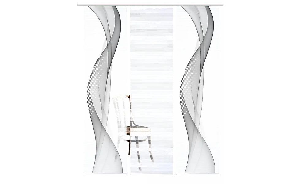 HOME in green Schiebegardine »RIWELO« Paneelwagen 3 Stk. tlg. SET DIGITALDR günstig online kaufen