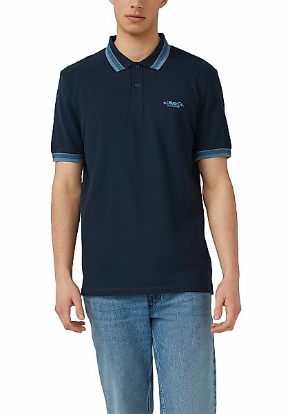 s.Oliver Poloshirt mit Logo Schriftzug günstig online kaufen