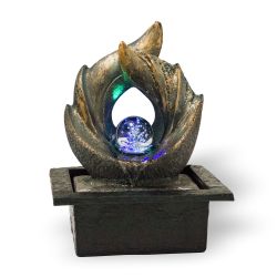 Lemodo Zimmerbrunnen Tischbrunnen mit drehender Kugel günstig online kaufen
