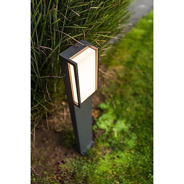 LED Wegeleuchte Qubo in Anthrazit und Weiß 18W 1100lm IP54 günstig online kaufen