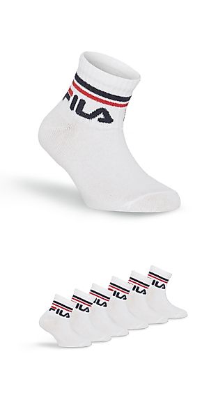 Fila Kurzsocken "JUNIOR UNISEX QUARTER PLAIN SOCKS" 6 Paar tlg. mit eingest günstig online kaufen