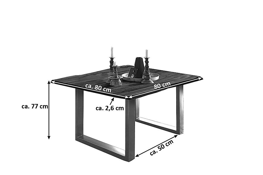 SAM® Baumkantentisch Kapalua, Baumkante, Akazienholz massiv, günstig online kaufen