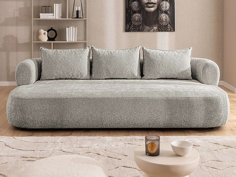 Home affaire Big-Sofa "LUSSAC 4-Sitzer Design-Sofa mit Zierkissen, Maße B/T günstig online kaufen