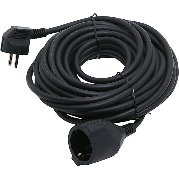 Schutzkontakt Verlängerungskabel Schwarz 10 m günstig online kaufen