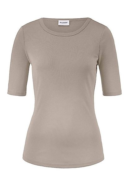 Hessnatur T-Shirt Fitted aus Bio-Baumwolle und TENCEL™ Modal (1-tlg) günstig online kaufen