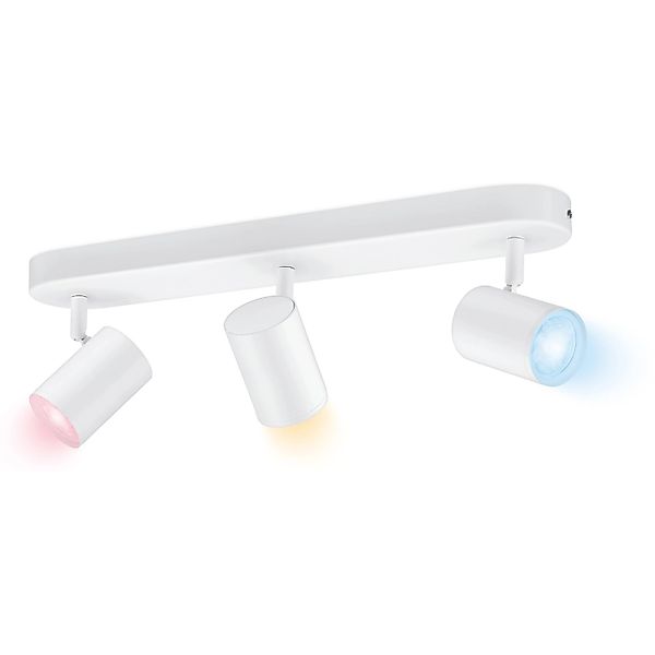 WIZ LED-Deckenleuchte Imageo 3er-Spot Tunable White & Color 1035 lm Weiß günstig online kaufen