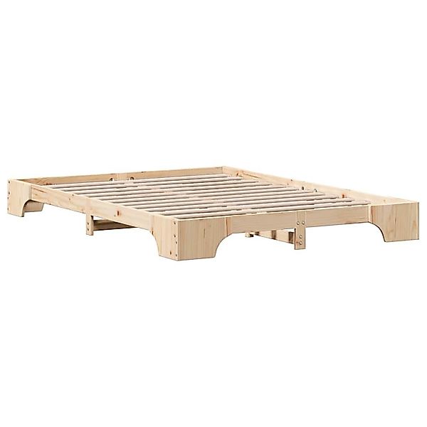 vidaXL Bett Bettgestell Massives Kiefernholz 160 günstig online kaufen
