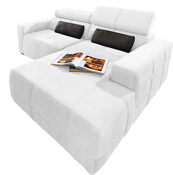 DOMO collection Ecksofa Brandon Sitzbelastung 140 kg, kleine Ausführung B/T günstig online kaufen