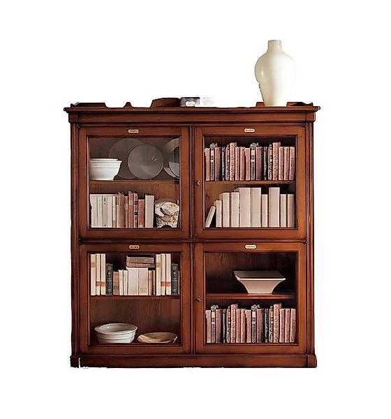 JVmoebel Vitrine Klassische Anrichte Design Möbel Italienische Braun Vitrin günstig online kaufen