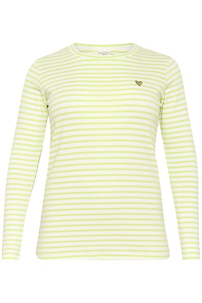 KAFFE Curve Langarmbluse Langarm-Shirt KClia Große günstig online kaufen