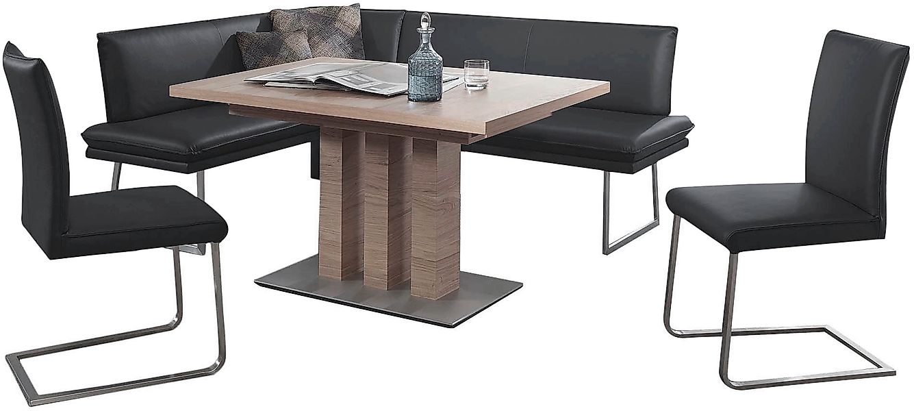 K+W Komfort & Wohnen Essgruppe »Santos III« 4 Stk. tlg. gepolsterte Eckbank günstig online kaufen