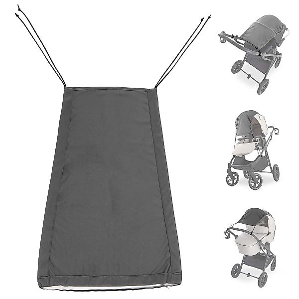 Hauck Kinderwagen-Sonnenschutzhülle Grey, Universal Sonnensegel für günstig online kaufen