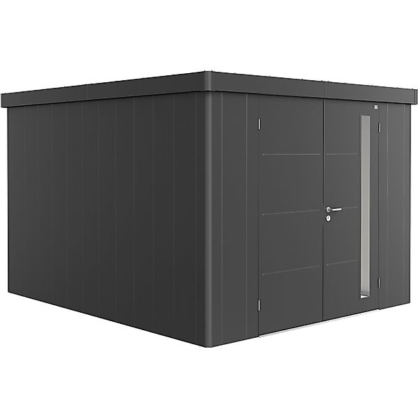 Biohort Gerätehaus Neo 4C Doppeltüre Dunkelgrau-Metallic günstig online kaufen