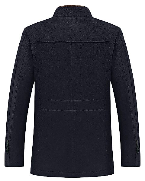Allthemen Wollmantel mit Stehkragen Wintermantel Einreihig günstig online kaufen