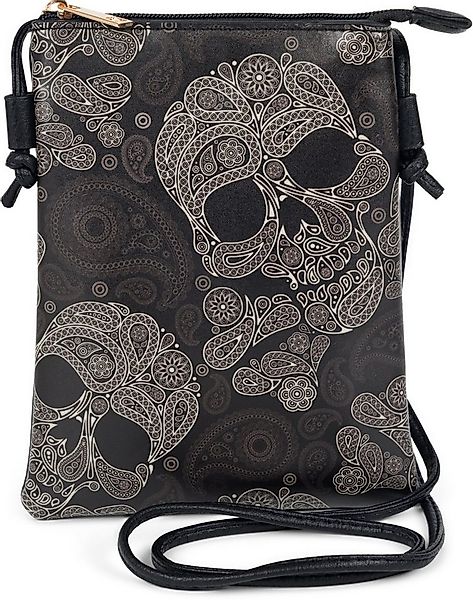 styleBREAKER Umhängetasche Mini Umhängetasche Totenkopf Paisley Print (1-tl günstig online kaufen