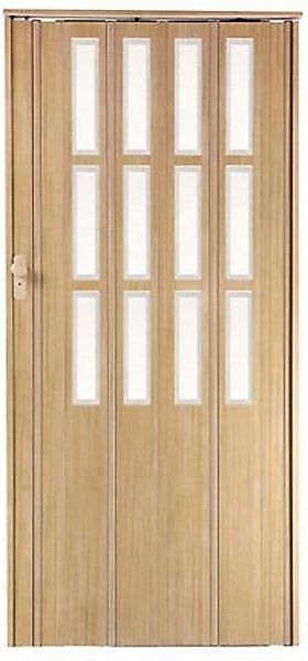 Standom Falttür Schiebetür Tür Eiche/Erle Fenster Schloss H. 203cm Türbreit günstig online kaufen