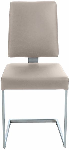 K+W Komfort & Wohnen Freischwinger () stabiles Hochkantgestell, in Leder od günstig online kaufen