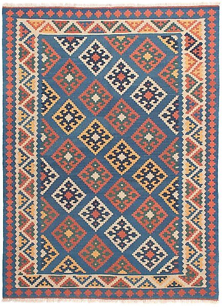 morgenland Wollteppich »Kelim - Oriental - 218 x 161 cm - mehrfarbig«, rech günstig online kaufen