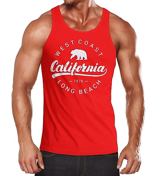 Neverless Tanktop Herren Tank-Top California Republic günstig online kaufen