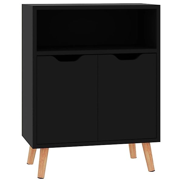 vidaXL Sideboard Hochglanz-Schwarz 60x30x72 cm Holzwerkstoff 326829 günstig online kaufen