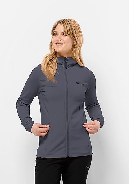 Jack Wolfskin Fleecejacke "BAISELBERG HOODED FZ W" mit Kapuze günstig online kaufen