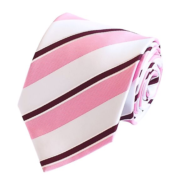 Fabio Farini Krawatte Herren Krawatte Rosa günstig online kaufen