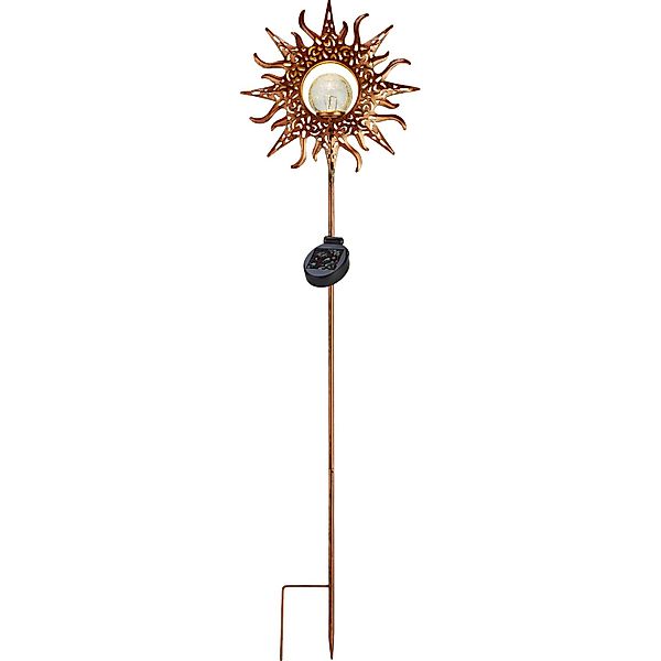 Solar-Dekospieß LED Kupfer 90 cm Sonne günstig online kaufen