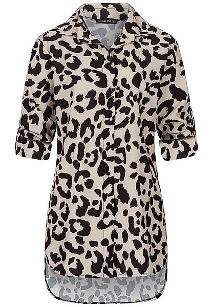 CLOUD 5IVE Klassische Bluse CLOUD 5IVE Leo All Over Turn-Up Bluse günstig online kaufen