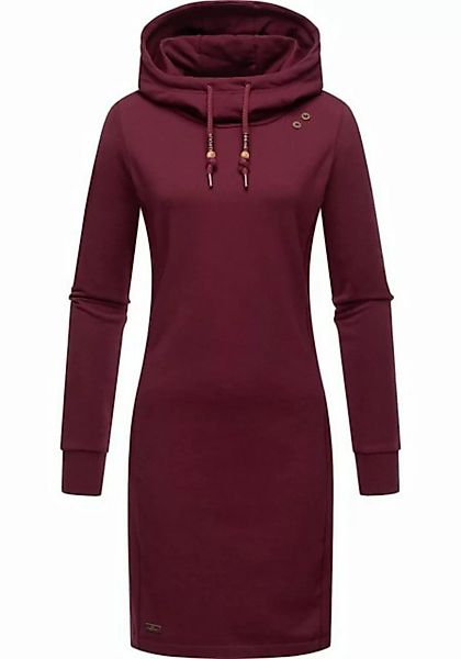 Ragwear Sweatkleid "Sabreen", Langärmliges Baumwoll Kleid mit Kapuze günstig online kaufen
