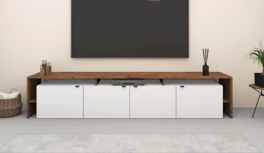 borchardt Möbel TV-Schrank "Sophia", Breite 220 cm, mit Überbau günstig online kaufen