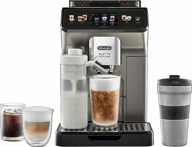 DeLonghi Kaffeevollautomat "Eletta Explore Cold Brew ECAM450.86.T - 100 Rez günstig online kaufen