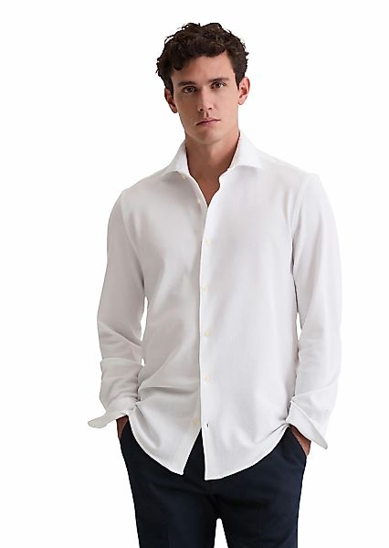Marc OPolo Langarmhemd "aus Bio-Baumwolle" günstig online kaufen