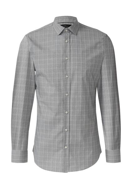s.Oliver Langarmhemd Hemd Tailored Fit: Fein günstig online kaufen