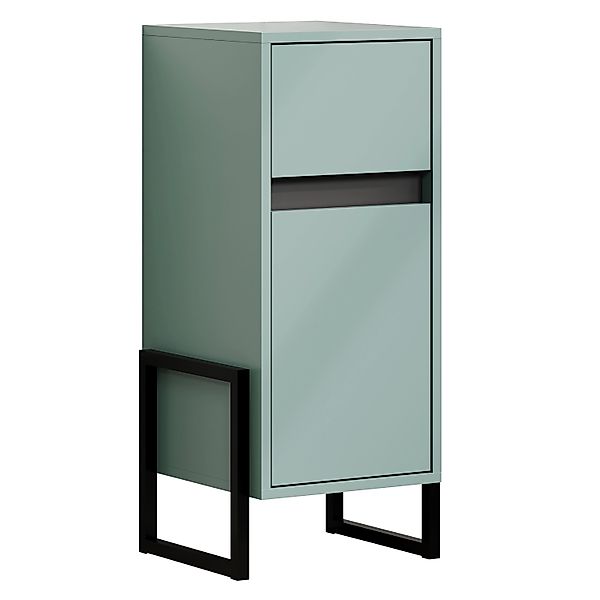 ebuy24 Badezimmerspiegelschrank Matix Badschrank blau, grau. günstig online kaufen