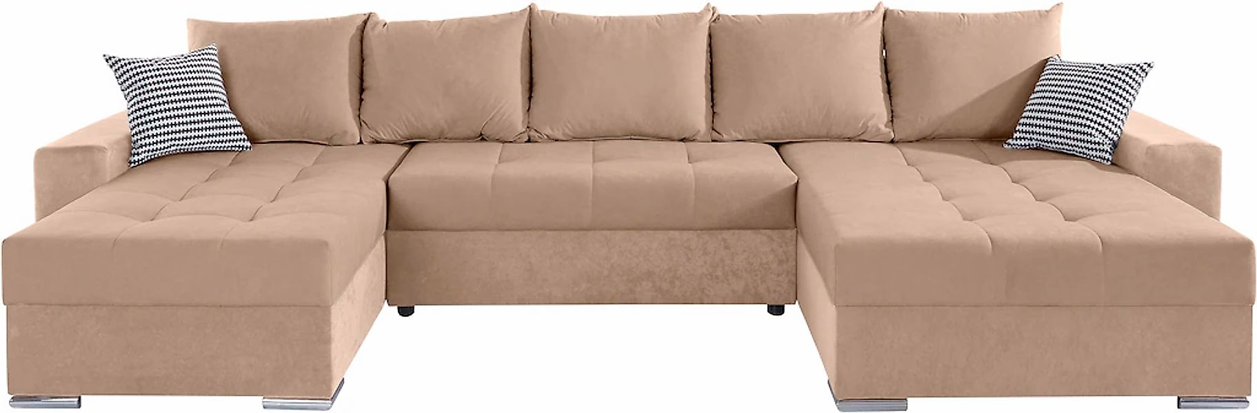 COLLECTION AB Wohnlandschaft "Josy XXL U-Form, B: 333 cm, mit 2 Recamieren günstig online kaufen