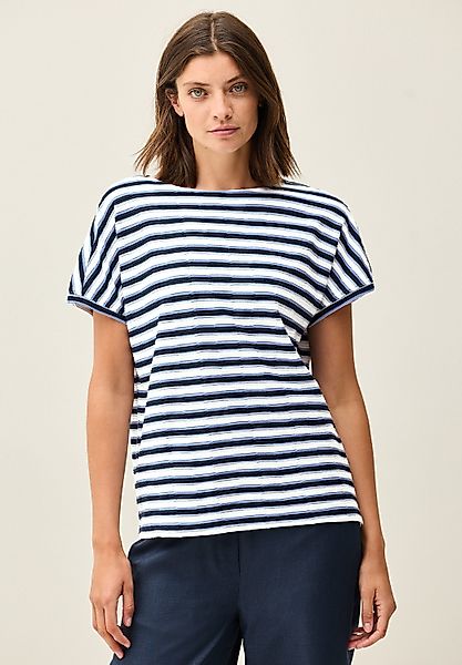 CECIL T-Shirt mit Streifen Muster günstig online kaufen