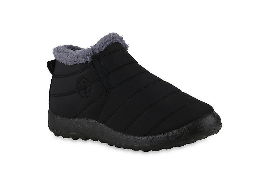 VAN HILL 841499 Winterstiefelette Damen Warm Gefütterte Winter Boots Stiefe günstig online kaufen