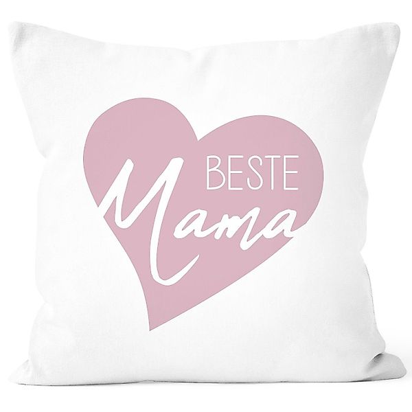 SpecialMe Dekokissen Kissen-Bezug Beste Mama Herz günstig online kaufen